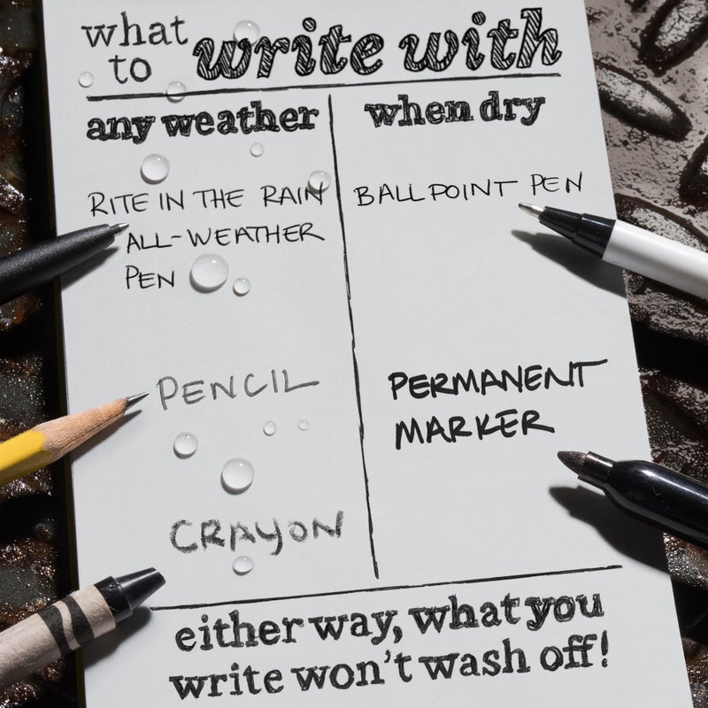 Rite in the Rain All Weather Notebook,Nonwirebound 6.75 x 4.25 x 0.625 - Image 4